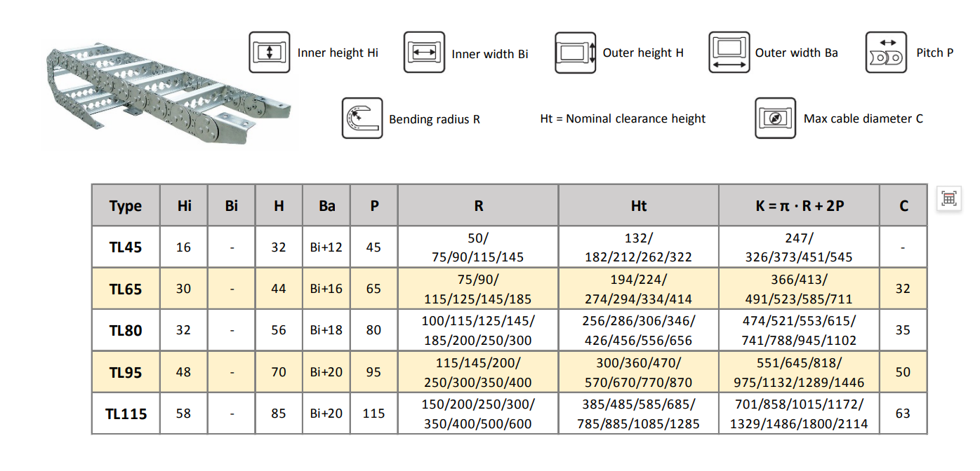 TL Steel Tow Chain