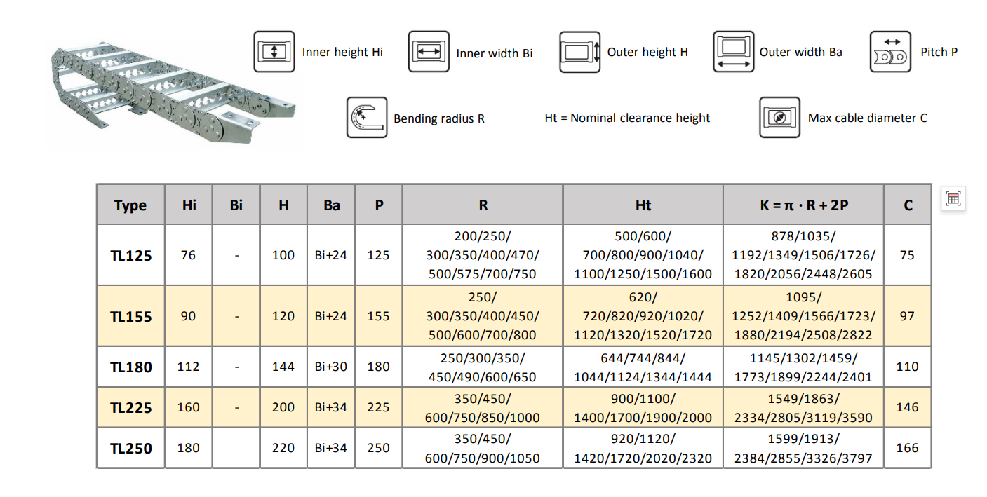 TL Steel Tow Chain